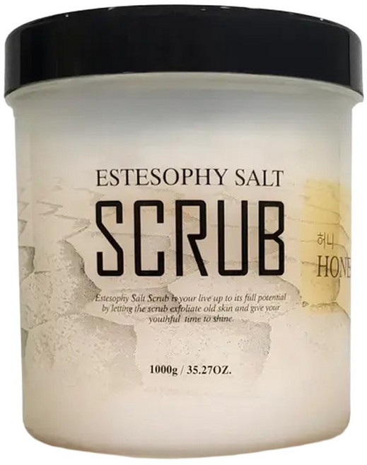 에스테소피 바디 스크럽 솔트 허니 1kg, 1개