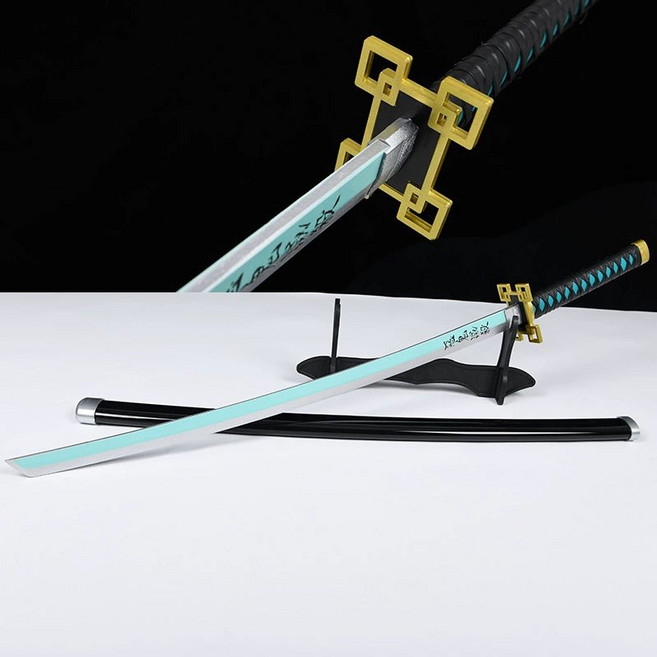 귀멸의 칼날 캐릭터 목검 코스프레 무기 소품 장식용 칼 완구 검 검술놀이 만화 애니, 103cm, 선물 없음, 신 시토우 무이치로