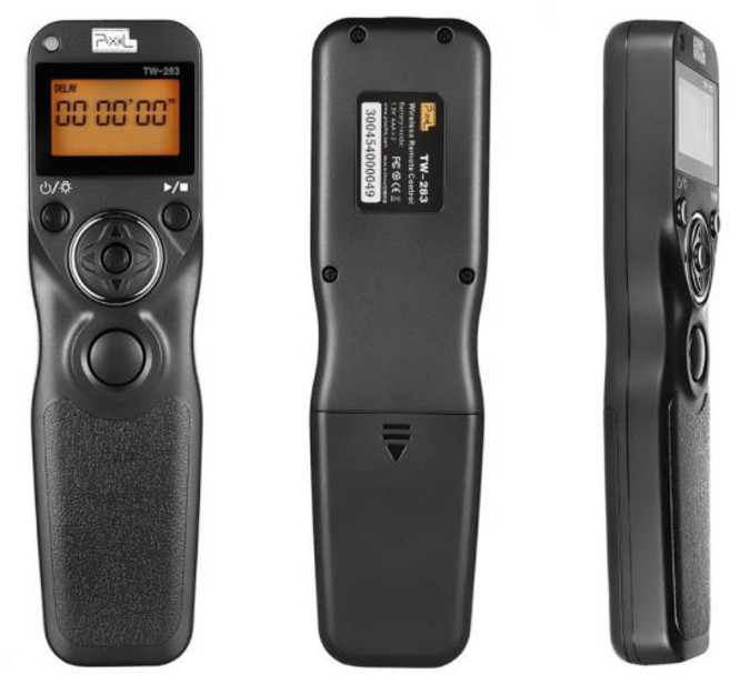 픽셀 TW-283 무선 타이머 셔터 릴리스 리모컨 니콘 Z9 Z8 D850 D810A D800E D300S D6 D5 D4 용 DC0