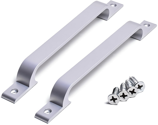 손잡이세상 엘리제홀 건축손잡이 실버 P192 2개 + 전용피스 4개, 1세트