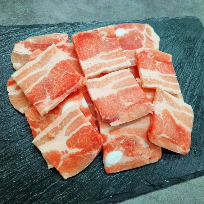 힐링미트 냉동삼겹살 대패삼겹살 냉동 삼겹살, 500g, 4개