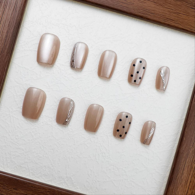 [당일배송] 천안각 데일리 디자인 셀프 붙이는 인조팁, 1개, 02 - T346 S