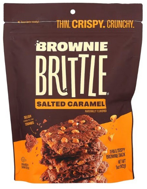 쉐일라지스 브라우니 브리틀 솔티트 카라멜, 3개, 142g