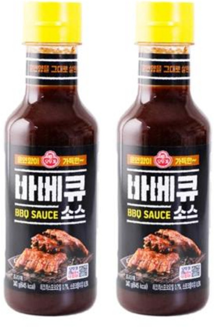 오뚜기 바베큐소스 340g 2개, 1세트