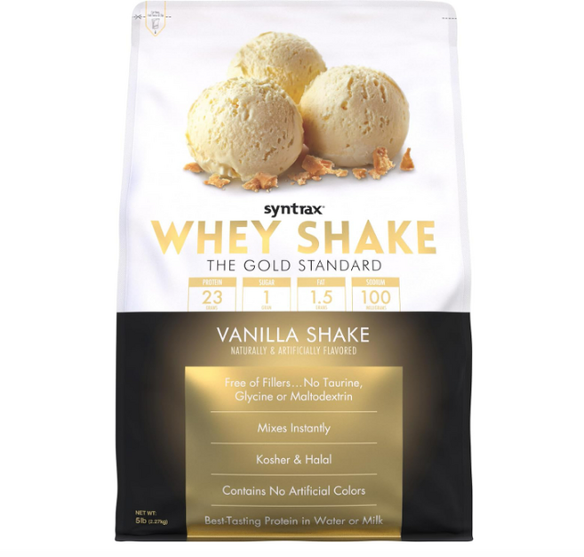 신트랙스 웨이 프로틴 쉐이크 바닐라맛 76서빙, 바닐라맛 2.27kg, 1개, 2.27kg
