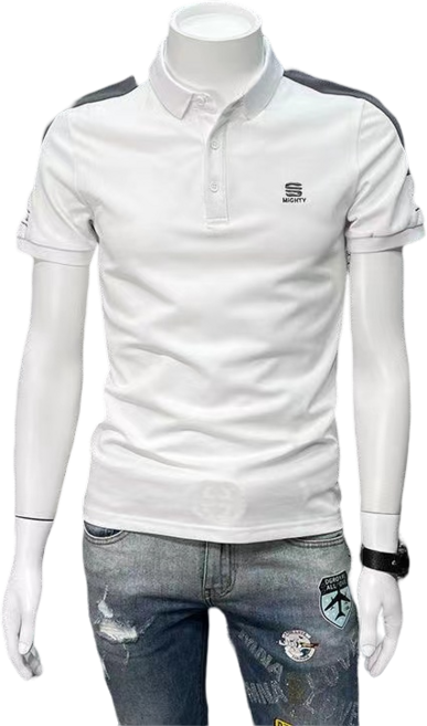 십전십미 남자 반팔 여름 카라 티셔츠 슬림 칼라 티셔츠