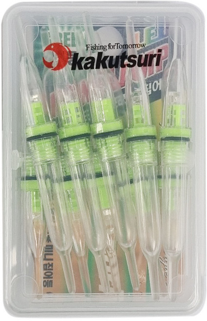 카쿠쯔리 미니수중집어등 1박스10개입 전자캐미 갈치집어등, 그린점등(10개입)