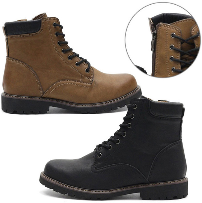 그래고 퍼블릭 콜빈 7홀 사이드지퍼 남성 워커 남성 패션 워커 미들 앵클부츠 자크 첼시부츠