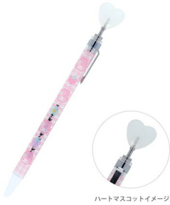 산리오 Y2K 시리즈 하트 볼펜 마이멜로디, 1개