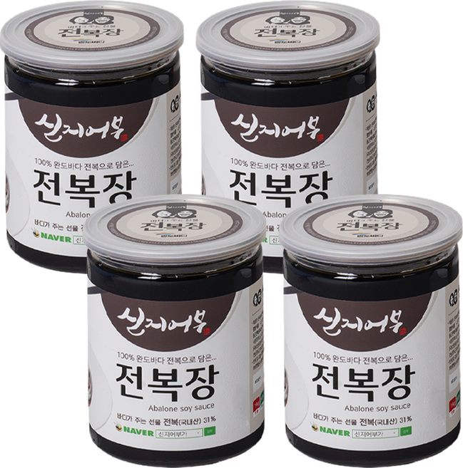 신지어부가 완도산 프리미엄 전복장 1kg+1kg, 1kg, 4개
