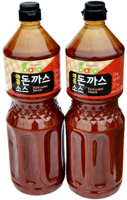 바로 매콤 돈까스소스 돈가스소스, 2kg, 2개