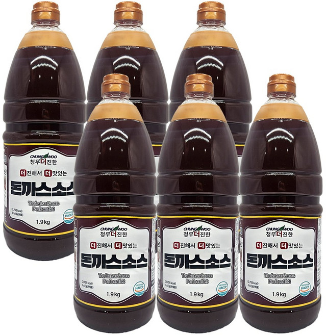 업소용 경양식 돈까스소스 1.9kg 대용량 돈카츠 양념, 6개
