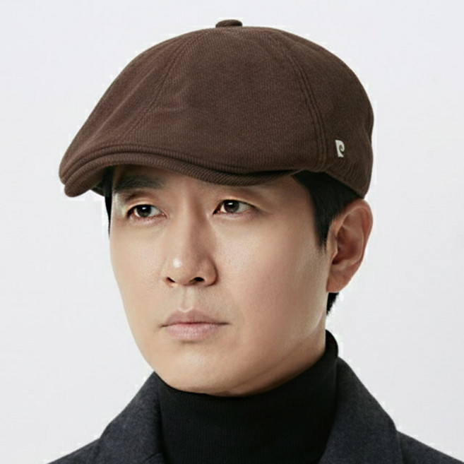 [국산] 피에르가르뎅 겨울 헌팅캡 빗살 잔골덴