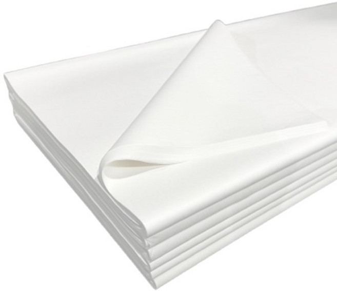 가람페이퍼 흰색 습자지 화지 그릇 신발 의류 습자종이 포장 속지, 신발 옷포장 사이즈 중 (30x72cm) 300장, 1개, 흰색습자지14g.