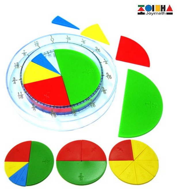 [조이매스] 원형분수학습기 교구, 상세페이지 참조, 상세페이지 참조