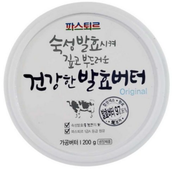 건강한 발효버터 오리지널(200g), 200g, 1개