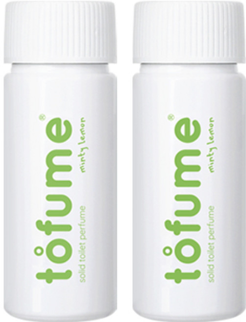 토퓸 토일렛 퍼퓸 화장실방향제, 24g, 2개, 민티레몬
