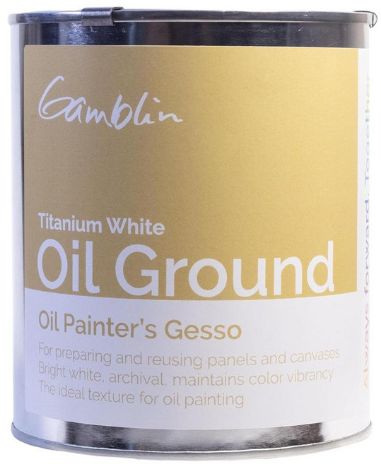 Gamblin 갬블린 오일페인팅 그라운드, 1개, 910ml