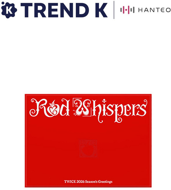 트와이스 앨범 RED WHISPERS 2026 시즌 그리팅, 1개