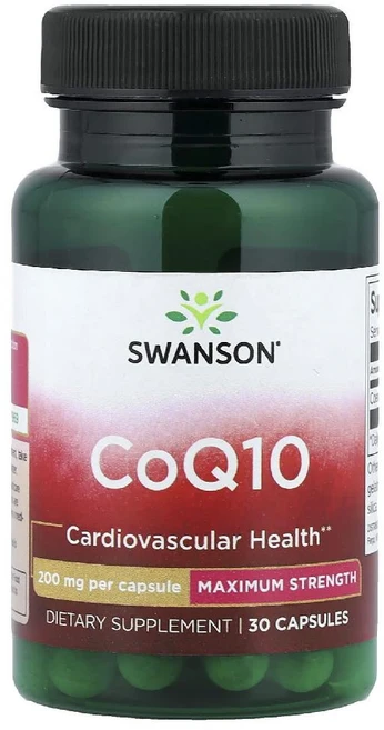 스완슨 글루타치온 코엔자임 코큐텐 200mg 30정 CoQ10 코큐10, 1개 - 쿠팡