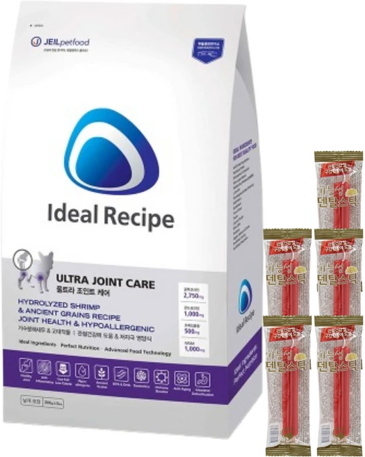 아이디얼레시피 울트라 조인트케어 + 뉴트리렉스관절5p, 1개, 1kg, 가수분해새우 - 쿠팡