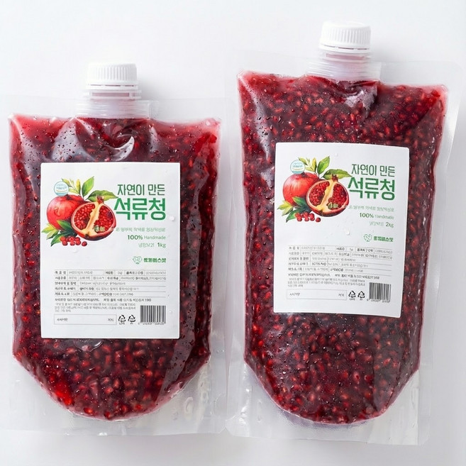 로컬바스켓 자연이 만든 대용량 수제 석류청, 1개, 1개입, 1kg