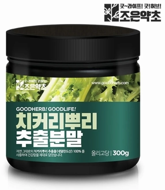 치커리 뿌리 추출물 100% 분말 가루 300g, 1개 - 쿠팡