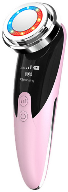 릴리스 뷰티디바이스 갈바닉 얼굴 목 마사지기 LED EMS미세전류 이온도입 감응식 음파 진동 USB충전식, 릴리스갈바닉마사지기-핑크