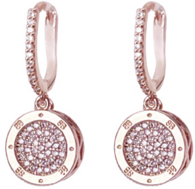 [혜성 주얼리] 미네르바 로즈골드 라운드 귀걸이