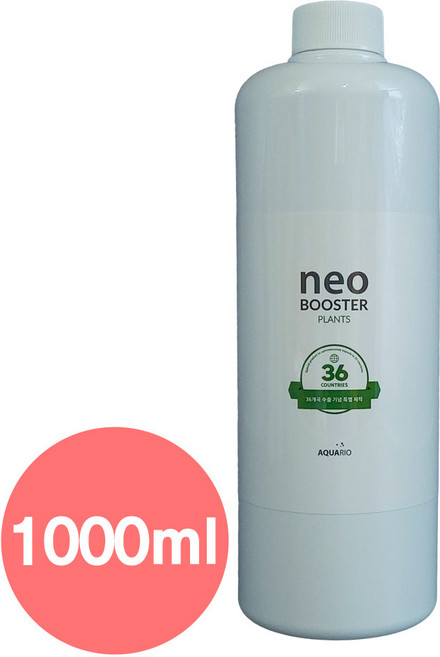 네오 부스터 플랜츠 1000ml 1L 1리터 수초 영양 성장 발색 강화 악성 이끼 방지, 1개