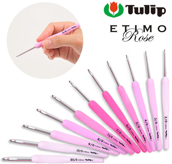튤립 에티모 로즈 모사용코바늘, 1개