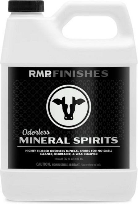 RMP 무취 미네랄 스피릿 유성 페인트 및 바니시 시너 금속 탈지제 산업 강도 1쿼터 마감, 32 Fl Oz (Pack of 1)