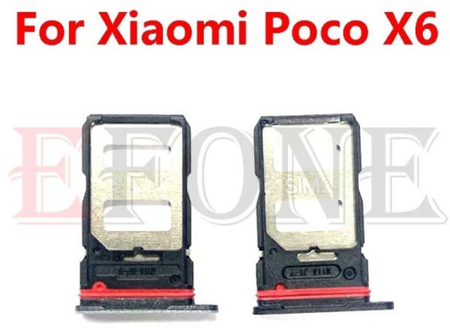 Xiaomi Mi Poco F1 X6 Sim 카드 트레이 슬롯 홀더 교체 부품용 10개, 03 Poco X6 Pro Silver