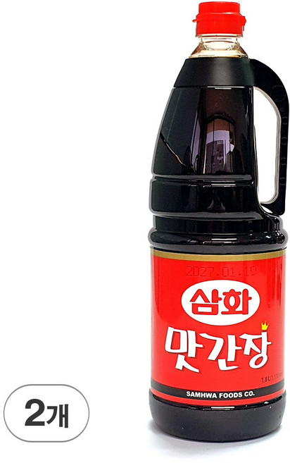 삼화식품 맛간장, 1.8L, 2개