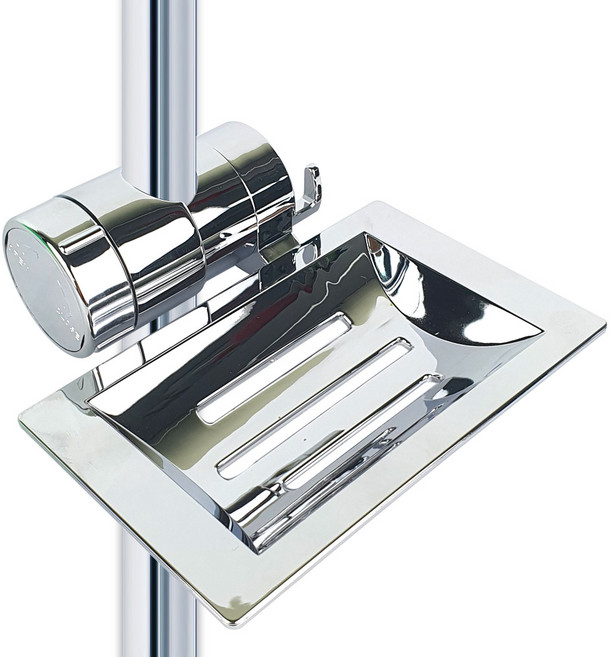 3S리빙 슬라이드바 해체없이 설치 가능한 비누 거치대, 1개