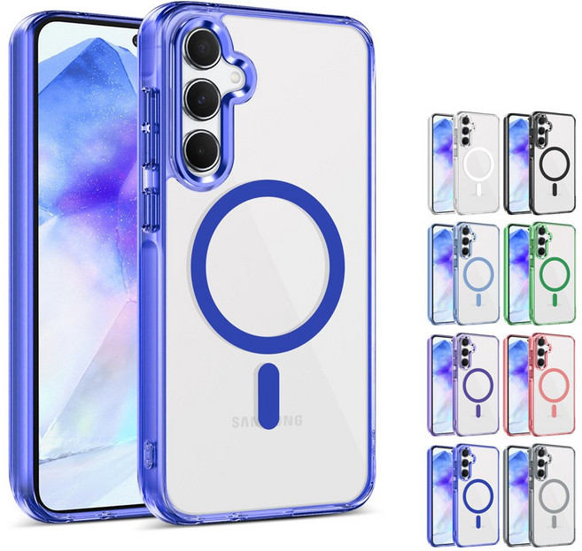 갤럭시 A시리즈 아이스컬러 맥세이프 클리어 케이스