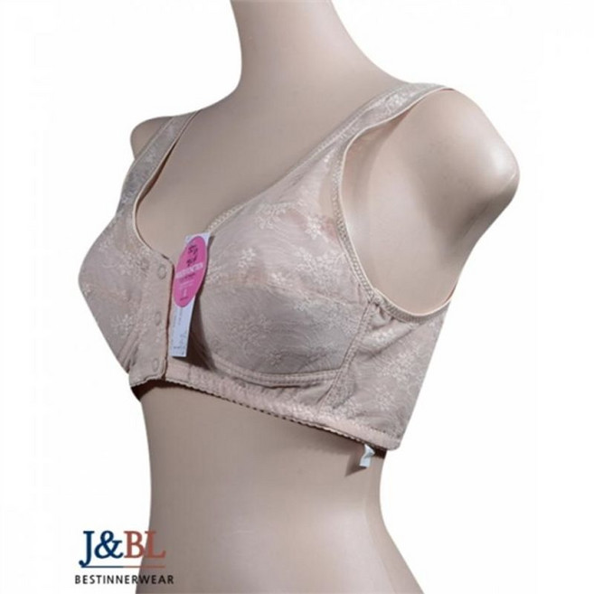 소곳 베이직 스킨컬러 앞여밈 망사 탑브라