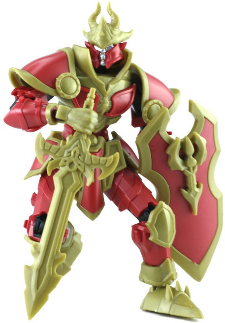 라푸유 흑기사 액션피겨 구체관절 피규어 자유롭게 움직이는 캐릭터 구체관절인형 액션피규어 중세기 흑기사시리즈, 1개, 황금빛 레드, 13cm