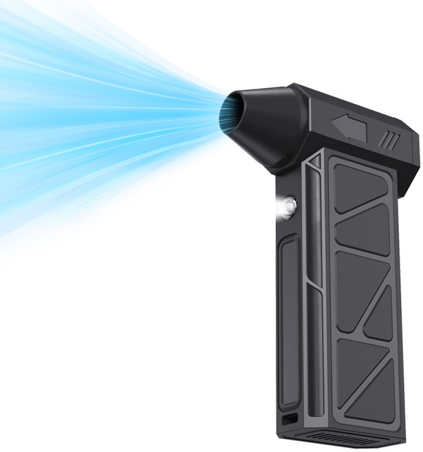 강력 무선 차량용 청소기 에어건 2in1 캠핑 차량 가정 겸용, 블랙