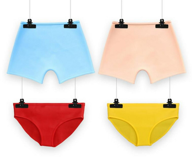 HARANG 생리 수영복 생리용 방수 수영 팬티 해변 워터파크 위생 감영예방 여성 비키니 하의, 사각  블랙 (42-70kg 권장)