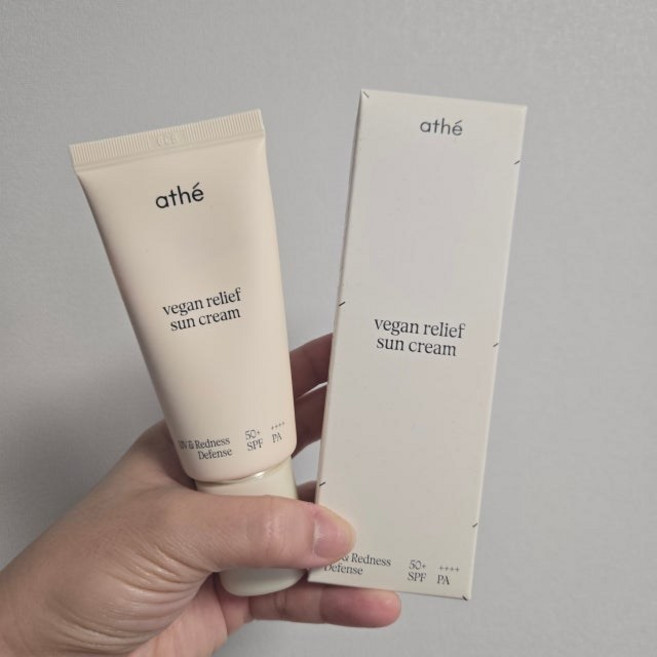 아떼 비건 릴리프 무기자차 선크림 50ml SPF50+ PA++++, 1개