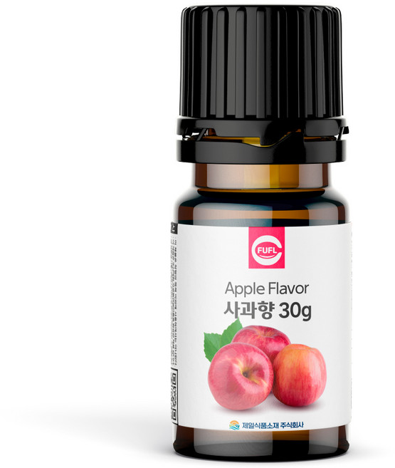 푸플 식품향료 과일 합성 머랭쿠키 제과제빵 슬라임 식용 자일리톨 식품첨가물, 30ml, 1개, 034-사과향