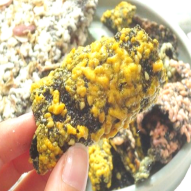 (당일생산) 카레 맛 부각 (무설탕) 강황 남원 황소 김부각, 80g, 5개
