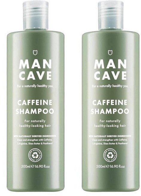맨케이브 카페인 샴푸, 2개, 500ml