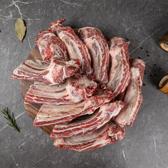 저지방 소 왕갈비 탕용 등갈비 골프채갈비 백립 호주산, 1개, 1kg