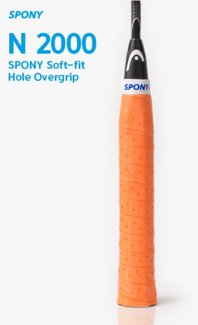키모니 N2000 스포니 소프트핏 홀 오버그립 배드민턴 테니스 그립 N2000, 네이비, 1개