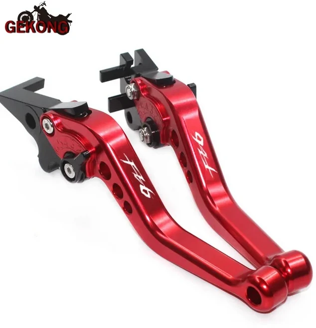 자동차타이어 FZ6R 6 R 200920색상 바이크 오토바이 브크 클러치 레버 핸들 바 HANDBRAK, 11 RED