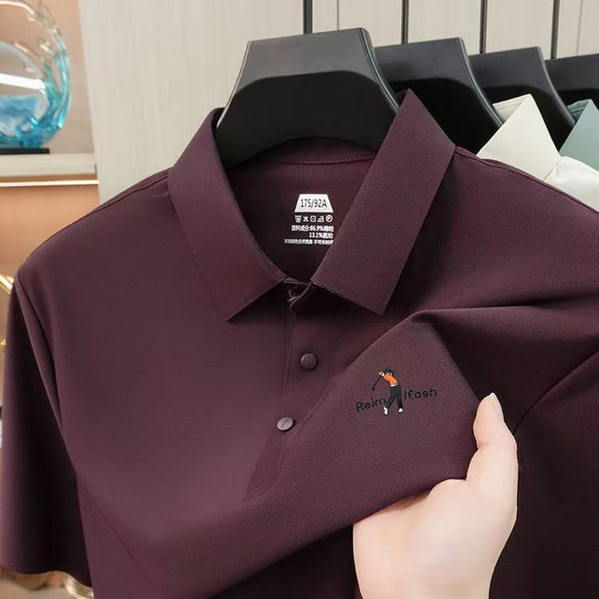 J nd O남성 여름 시원한 골프 카라 반팔 티셔츠