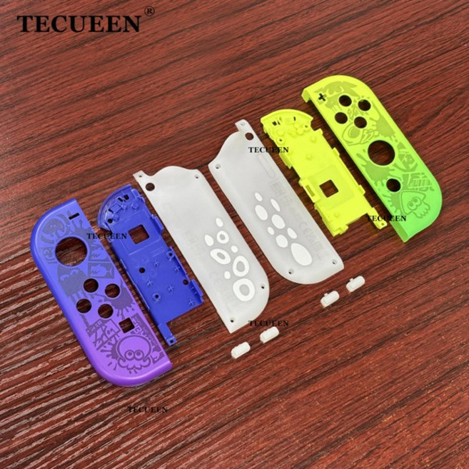 닌텐도 스위치용 DIY 교체 쉘 OLED 버전 하우징 케이스 백 커버 금속 킥스탠드 수리 부품 액세서리, [03] Only Joy-Con Shell