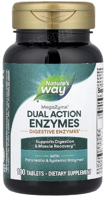 네이처스웨이 메가자임 효소 엔자임 100정 Enzymes, 100 개, 1개 - 쿠팡